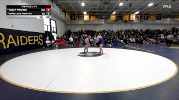 145 lbs Cons. Round 2 - Emily Warren, Redondo Union vs Annalese Arroyo, Norco