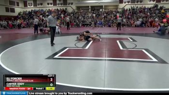 S-16 lbs Quarterfinal - Eli Forcier, Waverly Area Wrestling Club vs Carter Eddy, Indee Mat Club