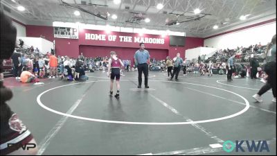 55 lbs Rr Rnd 2 - Ayden Carr, Purler Wrestling vs Luke Mapel, Blackwell Wrestling Club