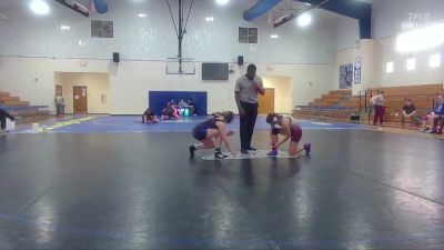 100 lbs Semis & 1st Wb (8 Team) - Arleigh Hearn, Ocean Springs Women vs Elizabeth Bonney, Long Beach