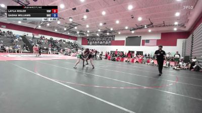 145 lbs Round 2 (12 Team) - Layla Risler, Victory School Of Wrestling vs Sasha Williams, Daughters Of Zion