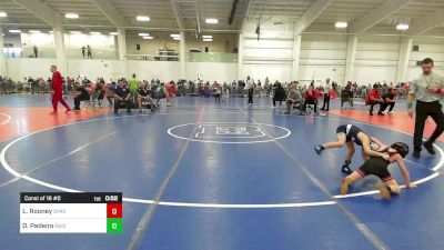 52 lbs Consi Of 16 #2 - Luke Rooney, Spartan WC vs Dylan Padeiro, Raiders Wrestling Club