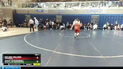 165/HWT Round 3 - Emmit Rivadeneira, Silver Valley Wrestling Club vs Holden Willden, 208 Badgers