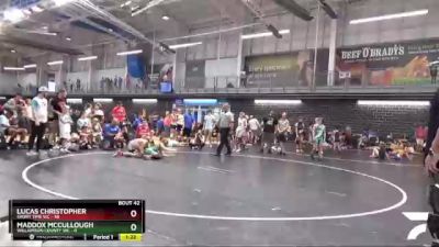 95 lbs Round 9 (10 Team) - Maddox McCullough, Williamson County WC vs Lucas Christopher, Short Time WC