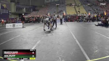 165 lbs Placement (4 Team) - Alex Wilson, Oklahoma City vs Braedyn Rakes, Morningside (Iowa)