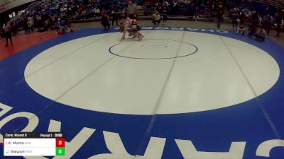 14U Boys - 126 lbs Cons. Round 2 - Joseph Stewart, Ohio vs Asher Muma, Alpha Elite Wrestling