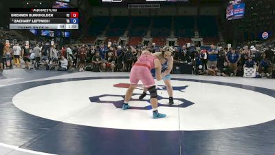 215 lbs Champ. Rd Of 32 - Brennen Burkholder, Vermont vs Zachary Leftwich, Virginia