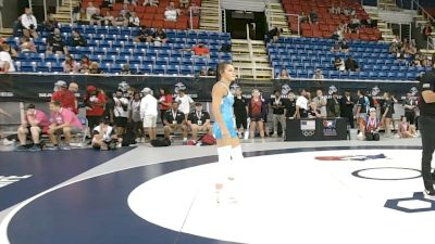 105 lbs Champ. Rd Of 32 - Leyah Johnson, Indiana vs Katie Biscoglia, Iowa