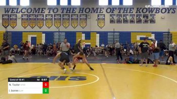 145 lbs Consi Of 16 #1 - Nathanial Taylor, Storm vs Luke Boree, Clay High School