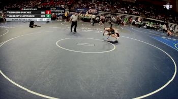 D 1 132 lbs Champ. Round 1 - Kenneth Sanchez, Chalmette vs Garrett Chittenden, Holy Cross
