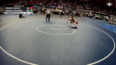 D 1 132 lbs Champ. Round 1 - Kenneth Sanchez, Chalmette vs Garrett Chittenden, Holy Cross