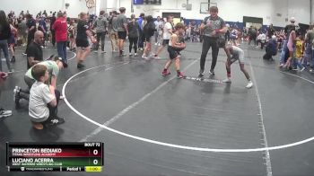 70 lbs Round 3 - Luciano Acerra, West Wateree Wrestling Club vs Princeton Bediako, Titans Wrestling Academy