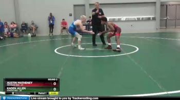 132 lbs Round 2 (6 Team) - Austin Matheney, Michigan Red vs Kaden Allen, Kansas Red