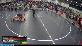110 lbs Semifinal - Patrick Dowty, Indian Creek Wrestling Club vs Marcus Malone, Monrovia Youth Wrestling Club