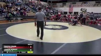 138 lbs 2nd Wrestleback (8 Team) - Timothy Frank, Screven County vs Landon Worley, Commerce Hs