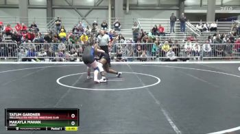 136 lbs Cons. Round 1 - Tatum Gardner, Wellsville Kid Matters Wrestling Club vs Makayla Mahan, Derby