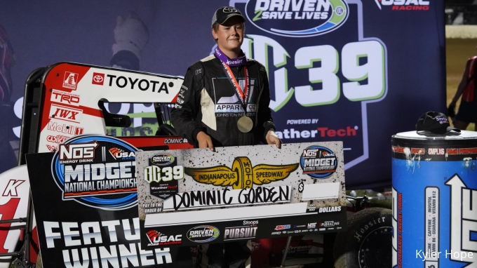 USAC Midget Rookie Scoops Up BC39 Stoops Pursuit at IMS - FloRacing