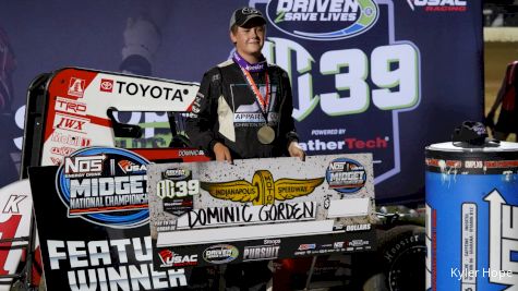 USAC Midget Rookie Scoops Up BC39 Stoops Pursuit at IMS