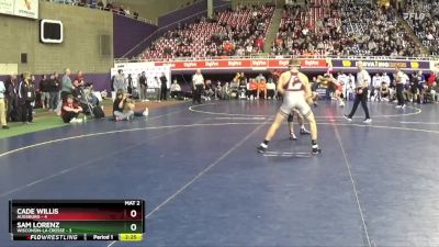 141 lbs Semis & 3rd Wb (16 Team) - Cade Willis, Augsburg vs Sam Lorenz, Wisconsin-La Crosse