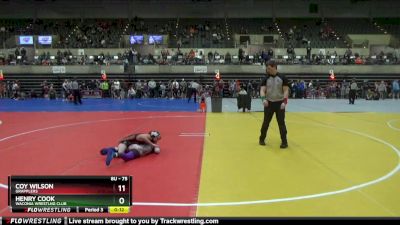 75 lbs Round 2 - Landon Kratt, Summit Wrestling Academy vs Brevig Hartwig, Lakeville Youth Wrestling