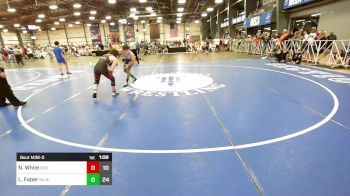 152 lbs Rr Rnd 3 - Noah White, Red Devil Wrestling Club vs Lee Faber, Blue Wave