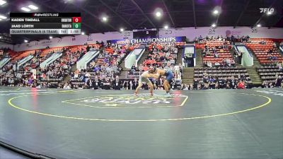 150 lbs Quarterfinals (8 Team) - Kaden Tindall, Brighton HS vs Jaad Lorth, Dakota HS