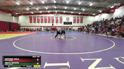 174 lbs Cons. Round 2 - Nikita Smatov, Menlo NWCA vs Antonio Avila, Unattached