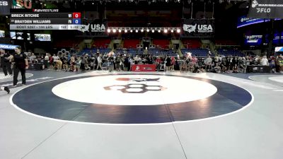 144 lbs Cons. Sub-rd Of 32 - Breck Ritchie, WI vs Brayden Williams, PA