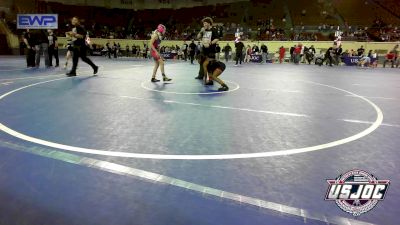 90 lbs Final - Heavyn Woods, F-5 Grappling vs Addilyn Westfahl, Iron Grapplers Wrestling Club