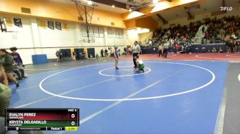 100 lbs Round 1 - Evalyn Perez, Snowflake vs Krysta Delgadillo, Flagstaff