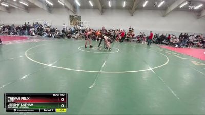 215 lbs Cons. Round 3 - Jeremy Latham, Cheyenne Mountain vs Trevan Felix, Eaton