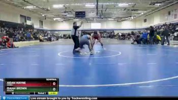 195 lbs Semifinal - Isaiah Brown, Rogers vs Aidan Wayne, Osseo