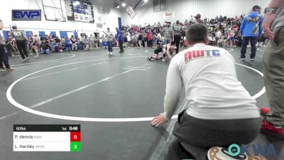 60 lbs Quarterfinal - Paul Dennis, Marlow Outlaws vs Lincoln Hartley, ARDMORE TAKEDOWN CLUB