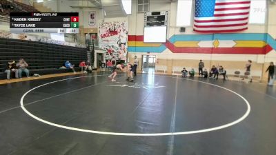 132 lbs Cons. Semi - Tayce Lake, Campbell County vs Kaden Kimzey, Central