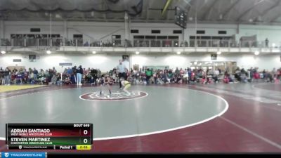 53 lbs Cons. Round 2 - Steven Martinez, Chesterton Wrestling Club vs Adrian Santiago, West Noble Wrestling Club