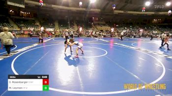 95 lbs Consi Of 16 #1 - Dallas Rosenbarger, Contender Wrestling Academy vs Maddox Laymon, CP Wrestling