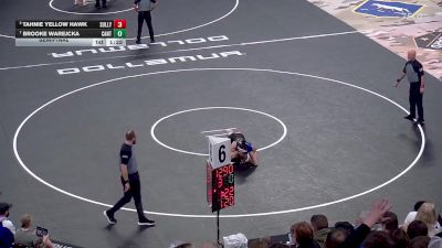 120 lbs Semifinal - Tahnie Yellow Hawk, Sully Buttes vs Brooke Warejcka, Canton