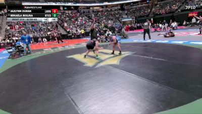 G190-4A Cons. Round 1 - Jazlynn Duran, Las Animas Girls vs Mikaela Molina, Monte Vista Girls