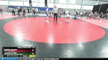 120 lbs Cons. Round 2 - Harper Stone, Southern Idaho Training Center vs Xavier Wilson, North Montana WC