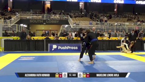 Madeleine Lenore Avila vs Alexandria Faith Howard 2025 Pan Jiu Jitsu IBJJF Championship