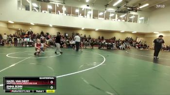 78-81 lbs Round 2 - Hazel Van Diest, Wrestling Rhinos Wrestling Club vs Emma Bunn, Toro World Club