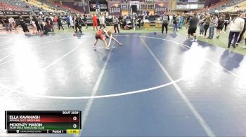 100 lbs Quarterfinal - Ella Kavanagh, Nevada Elite Wrestling vs McKenzy Mason, Team Owls Wrestling Club