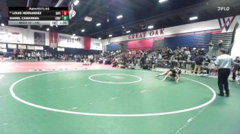 132 lbs Champ. Round 1 - Louis Hernandez, Santa Fe vs Daniel Camarena, Chaffey