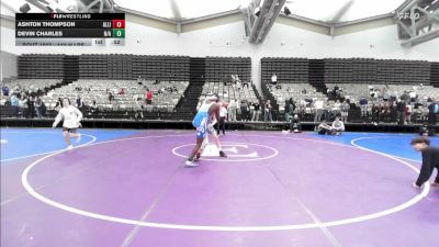 140-H lbs Consi Of 16 #2 - Ashton Thompson, Alliance vs Devin Charles, N/A