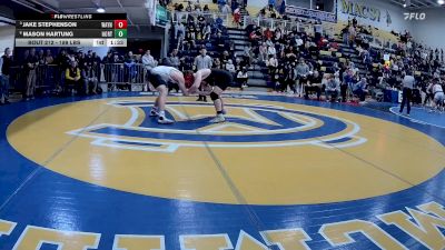 189 lbs Quarterfinal - Jake Stephenson, Waynesburg vs Mason Hartung, North Allegheny
