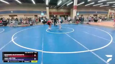 170 lbs Cons. Round 2 - Edward Bustamante, Texas vs Sam Helton, Carrollton Thunder Wrestling