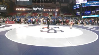 140 lbs Cons. Rd Of 32 - Mackenzie Pratt, IL vs Isabella SantaMaria, AZ