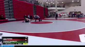 160 lbs Quarterfinal - Gunnar Cramblett, St. Paris Graham vs Jack Fashing, Hebron
