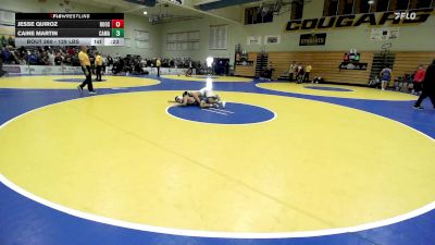 129 lbs Consi Of 32 #2 - Jesse Quiroz, Roosevelt-Eastvale vs Caine Martin, Camarillo