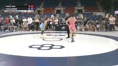 120 lbs Champ. Rd Of 16 - Violet Diaz, Iowa vs Lucia Ranieri, New Jersey